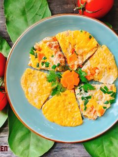Hình của món Trứng đúc thịt rau củ.