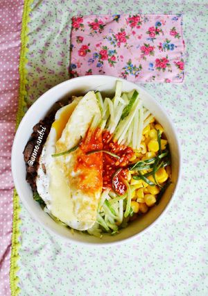 Foto resep Korean Bibimbap (비빔밥)