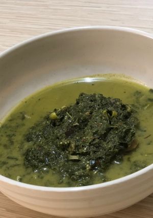 Foto resep Daon ubi tumbuk