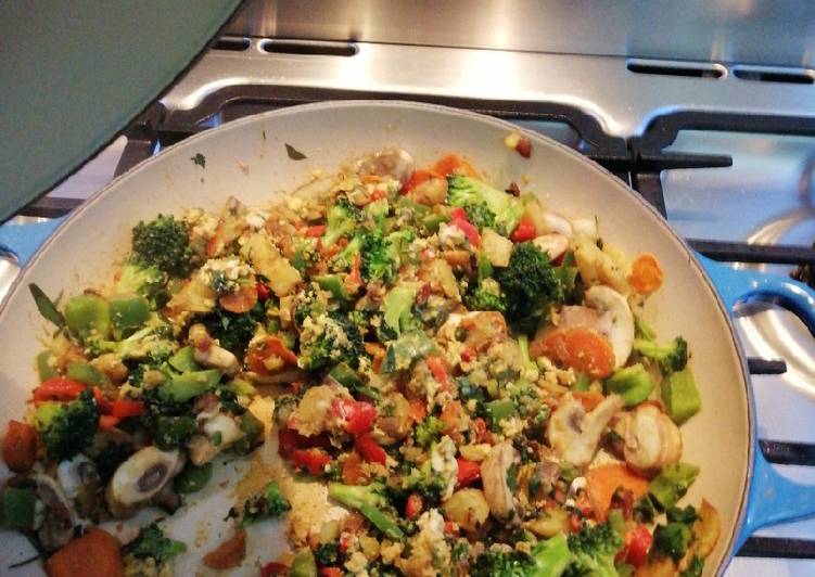 Recipe of Super Quick Homemade Sautéed mixed vegetables