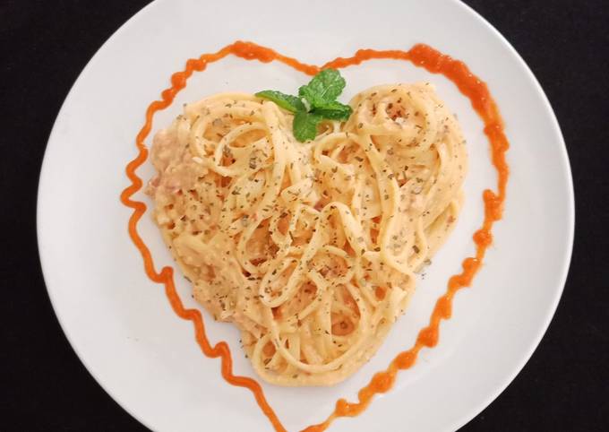 Love Creamy Fettuccine ala Aku