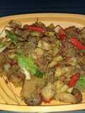 Sambal goreng kentang, krecek dan daging