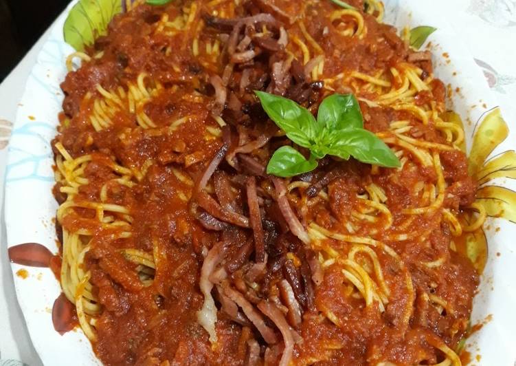 How to Prepare Fatto in casa Chitarrina con sughetto di speck