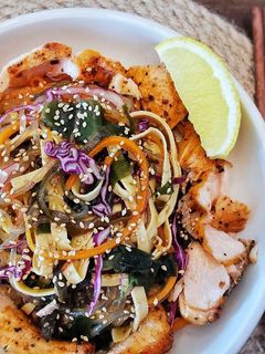 A picture of All-Vegetable Japchae.