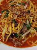 Mie aceh rebus daging sapi