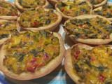 Canastitas de puerro y zanahoria