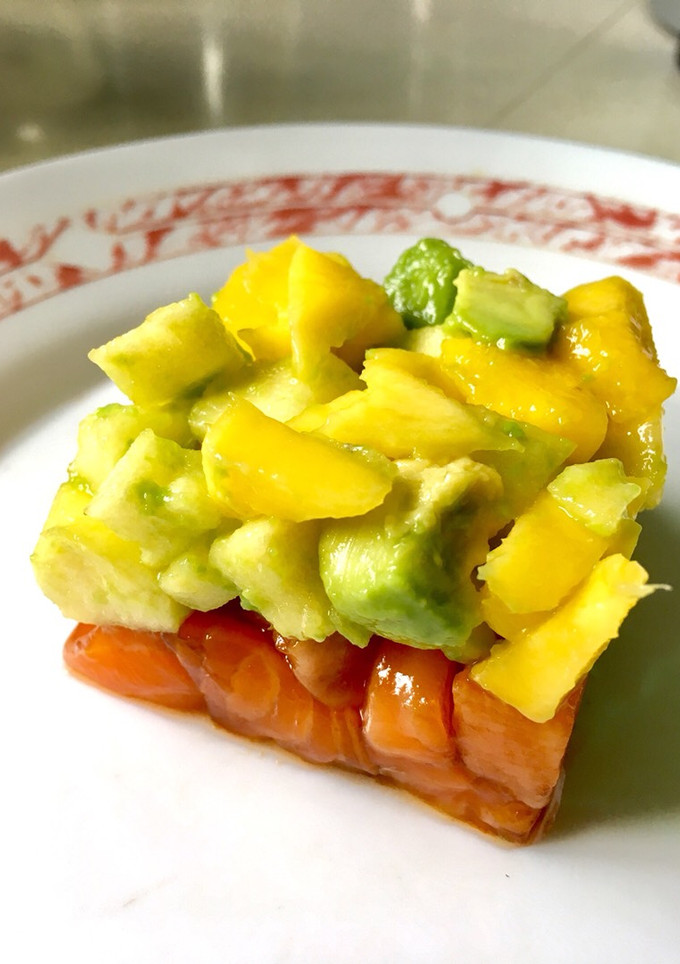Una foto de Tartar de Salmón