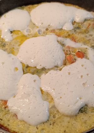 Una foto de Mi famosa "tortilla" de vegetales