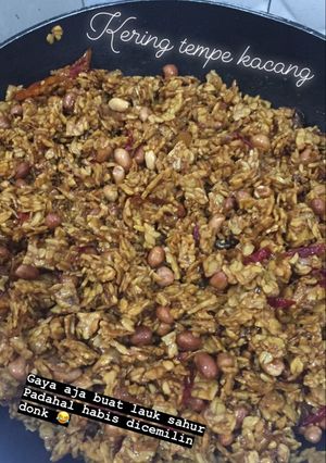 Foto resep Kering Tempe Kacang Garing