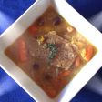 Seitán de kamut con salsa de naranja