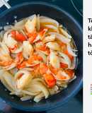 Tôm kho tàu hành Tây tỏi