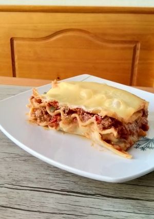 Una foto de Lasaña Familiar