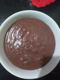 Mingau de chocolate