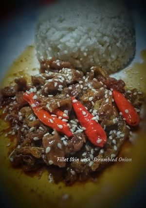 Foto resep Nasi Kepal Kulit Ayam
