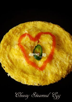 Foto resep Cheesy Steamed Egg