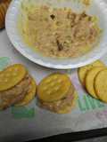 Tuna salad on Crackers