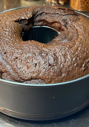Foto de Bolo de chocolate simples