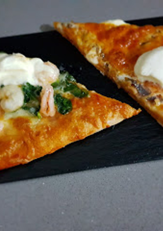 Una foto de Pizza integral