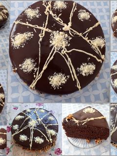 صورة لوصفة كيكة بصوص الشوكولاتة 🎂🍫