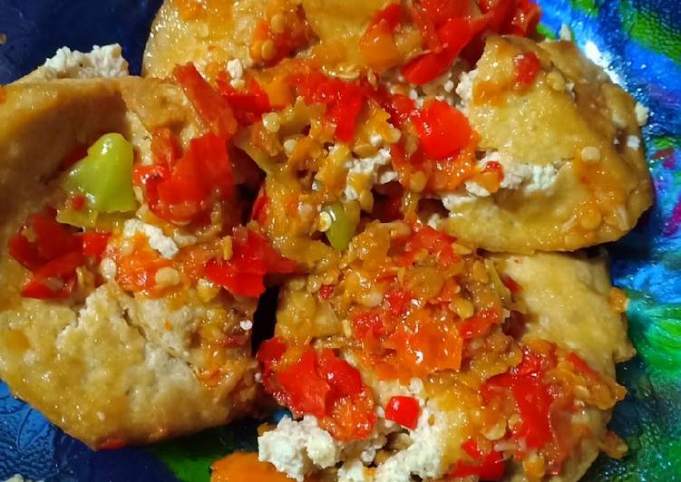 Tahu geprek. (Bukan tahu gejrot) π