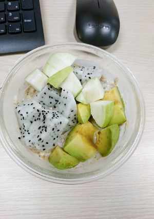 Hình của món Overnight oatmeal.