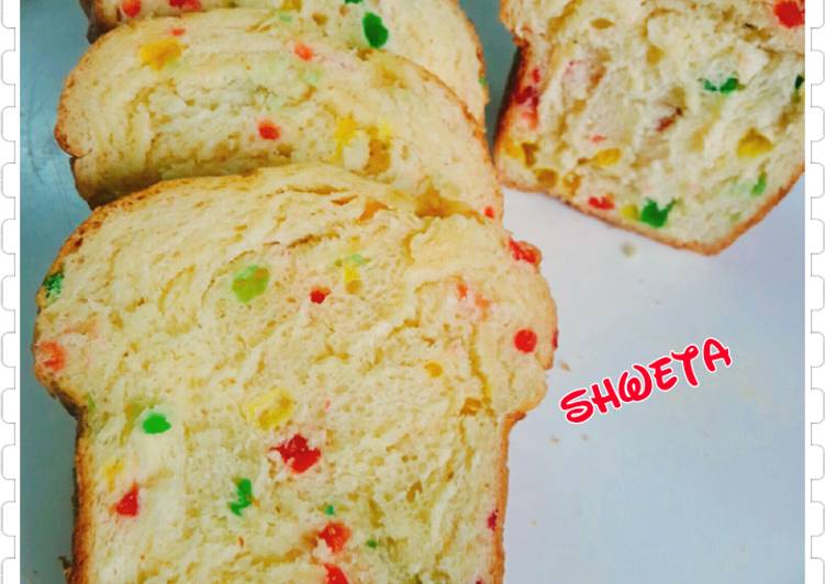 Recipe of Quick Tutti fruity bread