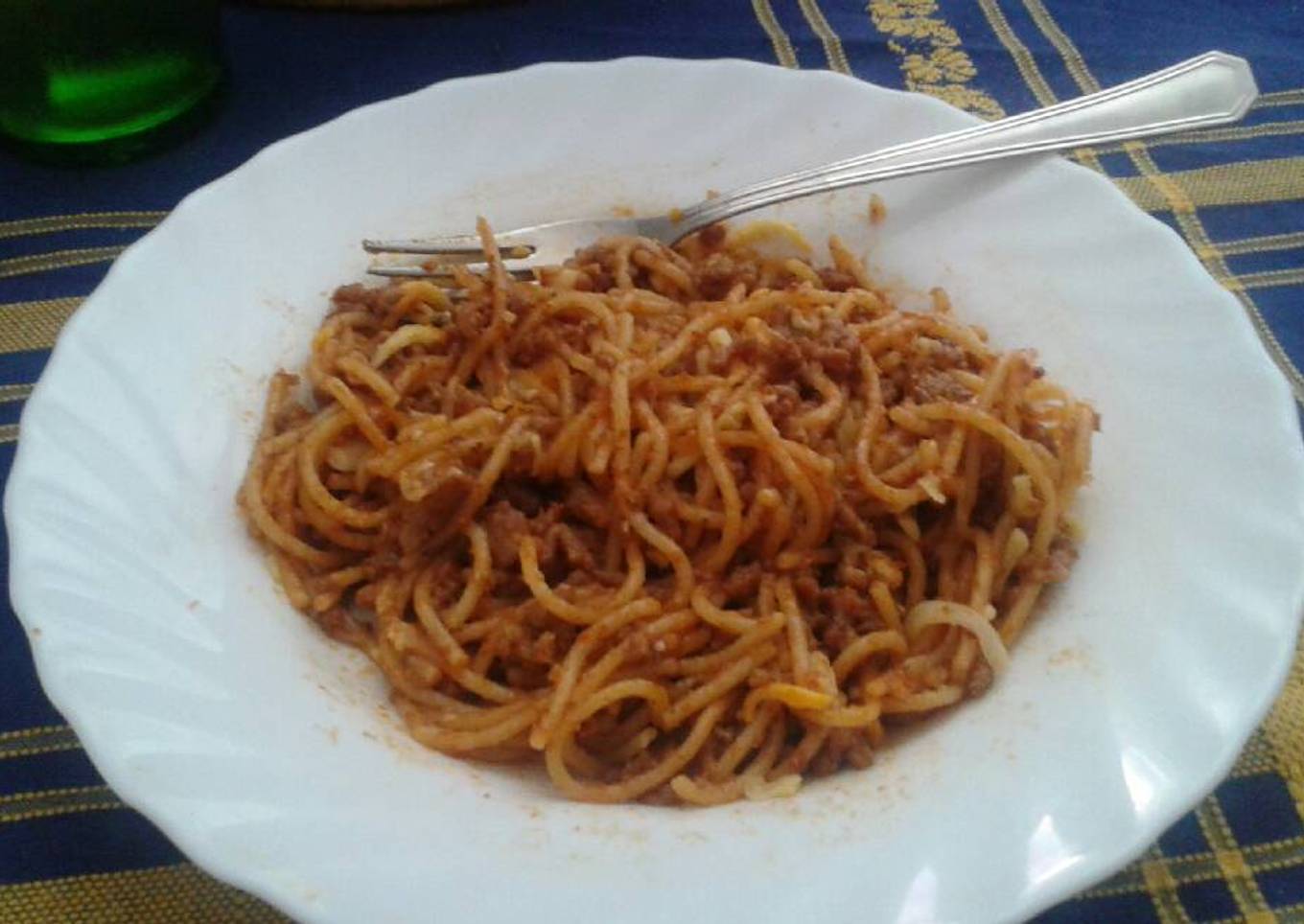 Pasta con carne picada o chorizo en la multicooker 12 en 1 Moulinex