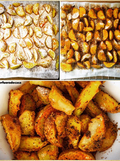Una foto de Patatas gajo/deluxe al horno
