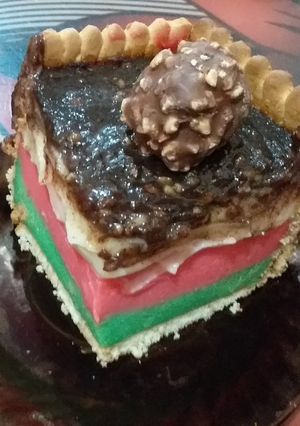 صورة لوصفة تحلية الطبقات علم الجزائر 🇩🇿🇩🇿
