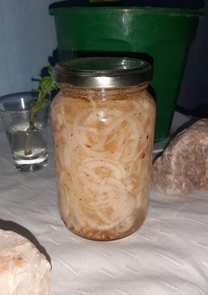 Una foto de Cebollas encurtidas