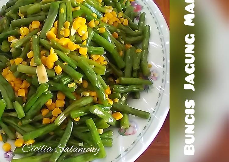 Resep Ca Buncis Jagung Manis Lezat