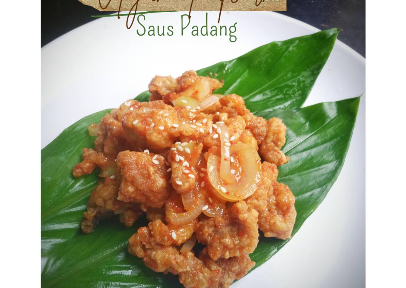 Ayam PopCorn Saus Padang
