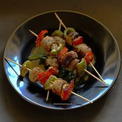 A picture of Mushroom Tikka.