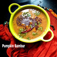 A picture of Pumpkin Sambar.