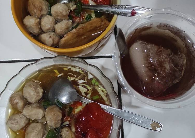 Langkah Mudah untuk Menyiapkan Bakso Simple Rumahan🥰, Enak