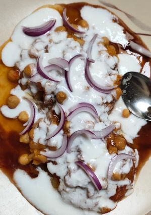 A picture of Tikki cholle.