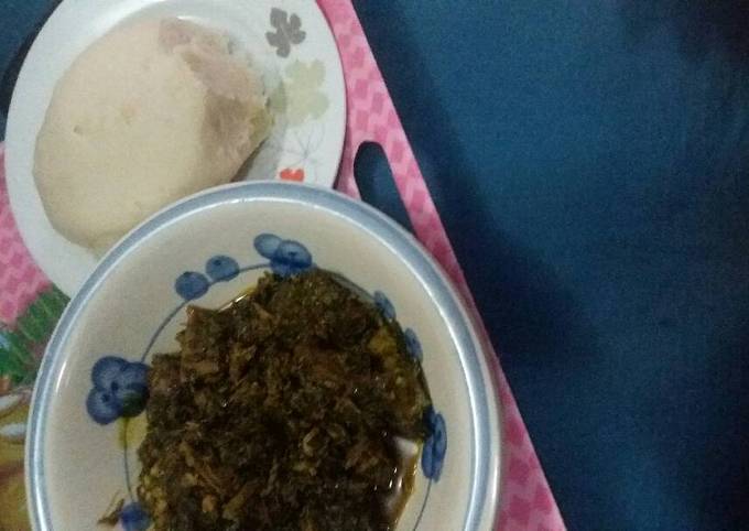 Semo and Afang Soup