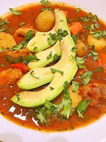 Easy Ways Make Recipes Chicken and potato adobo soup the Delicious Can Pamper Your Tongue.