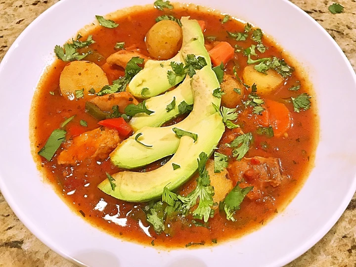 Easy Ways Make Recipes Chicken and potato adobo soup the Delicious Can Pamper Your Tongue.