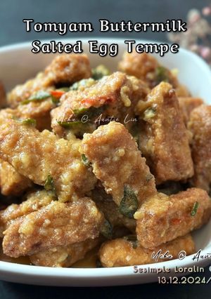 Gambar Tempe Telur Asin Tomyam Buttermilk (Tomyam Bestari)