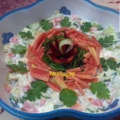 A picture of Mayo Veggie Salad.