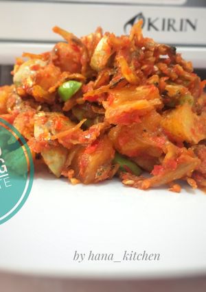 Foto resep Balado Kentang Teri Pete