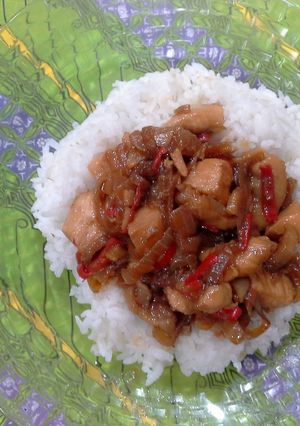 Foto resep Nasi Ayam Teriyaki