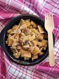 Maltagliati  funghi e salsiccia