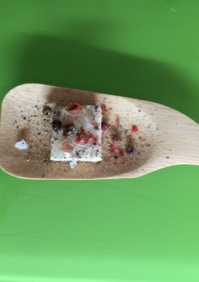 Una foto de Tofu al aroma de trufa