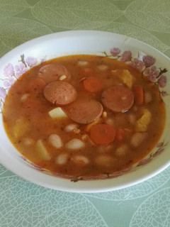 Fejtett bableves recept fotója