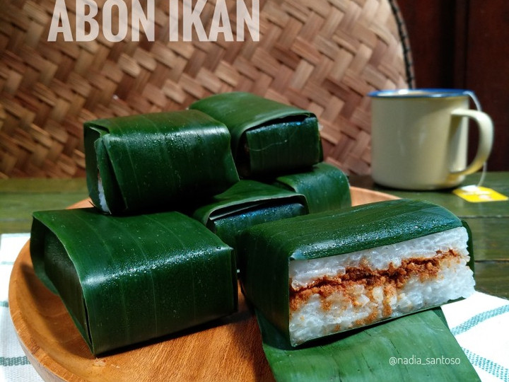 Cara Gampang Membuat Lemper Abon ikan Menu Enak