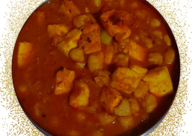 Steps to Prepare Any-night-of-the-week Paneer chhote masala