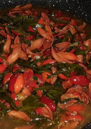 Foto resep Tumis genjer dengan tangkil