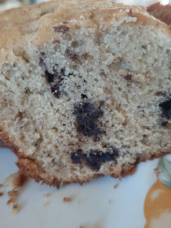 Una foto de Budín de banana con chips de chocolate
